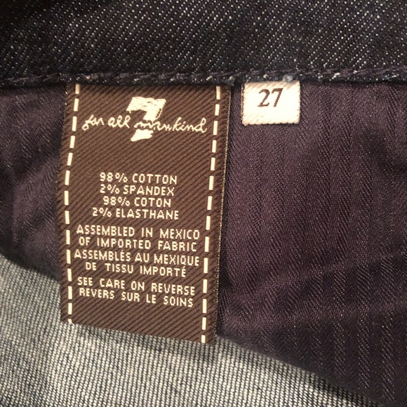 7 for all Mankind jeans “A pocket” size 27 - Picture 9 of 14